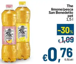 Qui Discount The limone/pesca San Benedetto pet offerta