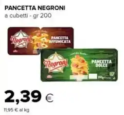 Tigre Pancetta NEGRONI offerta
