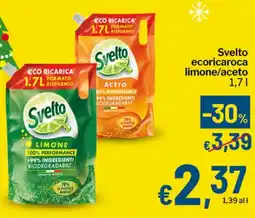Qui Discount Svelto ecoricaroca limone/aceto offerta