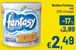 Qui Discount Bobina Fantasy xxl 320 strappi offerta