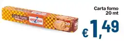 Qui Discount Carta forno 20 mt offerta