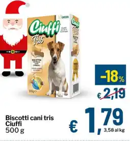 Qui Discount Biscotti cani tris Ciuffi offerta