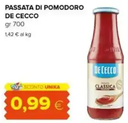 Tigre Passata di pomodoro DE CECCO offerta