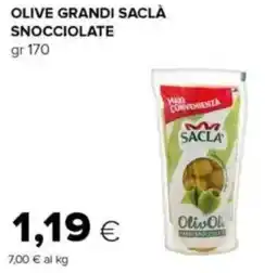 Tigre Olive grandi saclà snocciolate offerta