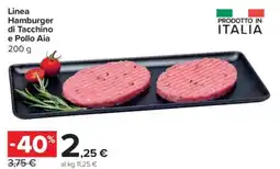 Carrefour Express Linea Hamburger di Tacchino e Pollo Aia offerta