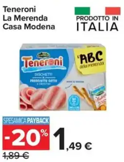 Carrefour Express Teneroni La Merenda Casa Modena offerta