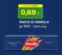 Tigre Barilla pasta di semola offerta