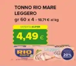 Tigre Tonno rio mare leggero offerta