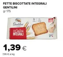 Tigre Fette biscottate integrali GENTILINI offerta