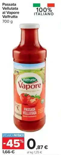 Carrefour Express Passata Vellutata al Vapore Valfrutta offerta