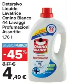 Carrefour Express Detersivo Liquido Lavatrice Omino Bianco offerta