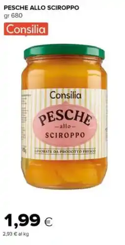 Tigre Consilia pesche allo sciroppo offerta