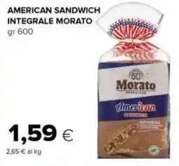 Tigre American sandwich integrale MORATO offerta