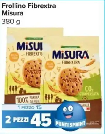 Carrefour Express Frollino Fibrextra Misura offerta