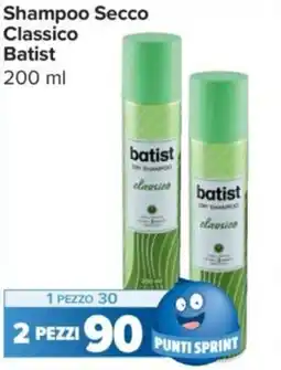 Carrefour Express Shampoo Secco Classico Batist offerta