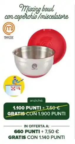 Tigre Mixing bowl con coperchio /miscelatore offerta