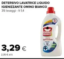 Tigre Detersivo lavatrice liquido igienizzante OMINO BIANCO offerta