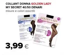 Tigre Collant donna golden lady my secret 40/50 denari offerta