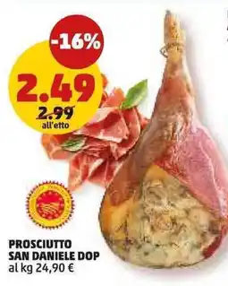 PENNY Prosciutto SAN DANIELE DOP offerta