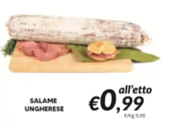 Supermercati Visotto Salame ungherese offerta