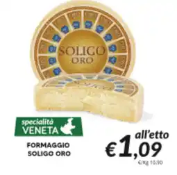 Supermercati Visotto Formaggio soligo oro offerta