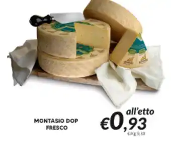 Supermercati Visotto Montasio dop fresco offerta