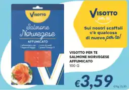 Supermercati Visotto Visotto per te salmone norvegese affumicato offerta