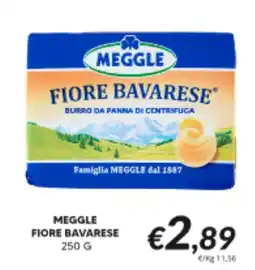 Supermercati Visotto Meggle fiore bavarese offerta