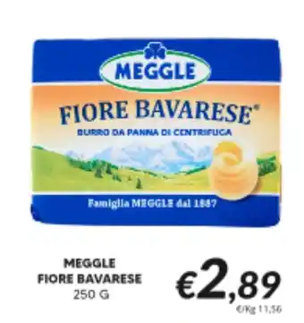 Supermercati Visotto Meggle fiore bavarese offerta
