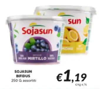 Supermercati Visotto Sojasun bifidus offerta