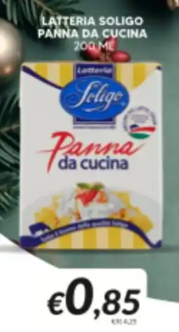 Supermercati Visotto Latteria soligo panna da cucina offerta