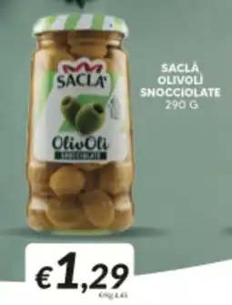 Supermercati Visotto Saclà olivoli snocciolate offerta