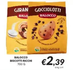Supermercati Visotto Balocco biscotti ricchi offerta