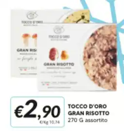 Supermercati Visotto Tocco d'oro gran risotto offerta