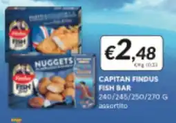 Supermercati Visotto Capitan findus fish bar offerta