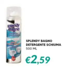 Supermercati Visotto Splendy bagno detergente schiuma offerta