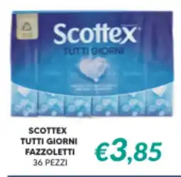 Supermercati Visotto Scottex tutti giorni fazzoletti offerta