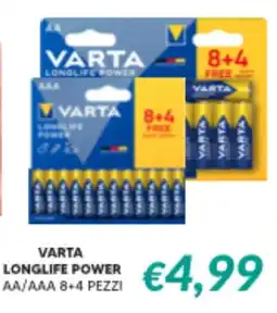 Supermercati Visotto Varta longlife power offerta