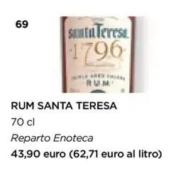 Esselunga RUM SANTA TERESA offerta