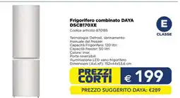 Esselunga Frigorifero combinato DAYA DSCB170XE offerta