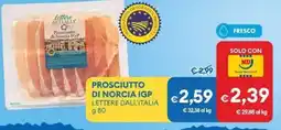 MD Discount Prosciutto di norcia igp LETTERE DALL'ITALIA offerta