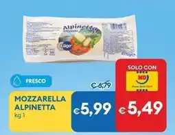 MD Discount Mozzarella ALPINETTA offerta
