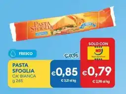 MD Discount Pasta sfoglia CA' BIANCA offerta
