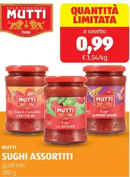 ALDI Mutti sughi offerta