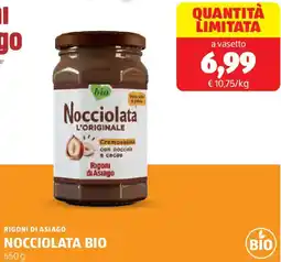 ALDI Rigoni di asiago nocciolata bio offerta