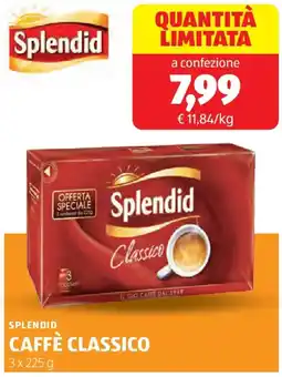 ALDI Splendid caffè classico offerta