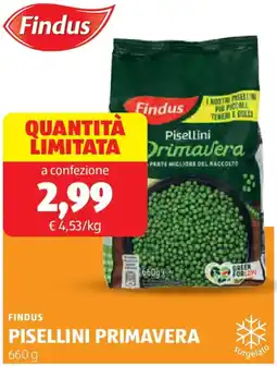 ALDI Findus pisellini primavera offerta