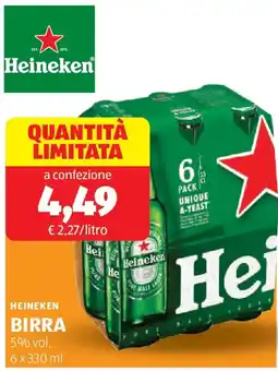 ALDI Heineken birra offerta
