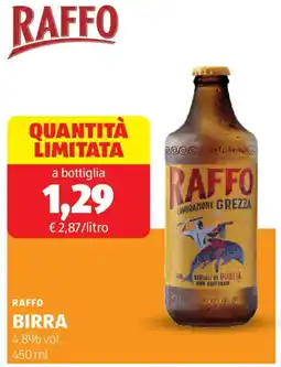 ALDI Raffo birra offerta