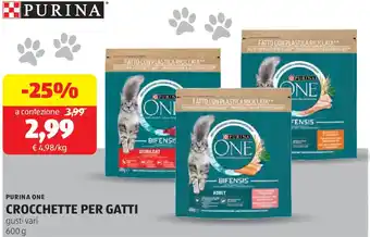 ALDI Purina one crocchette per gatti offerta